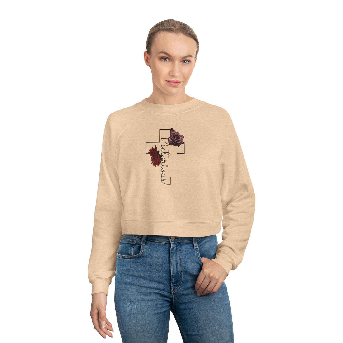 Fleece Pullover with Victorious design