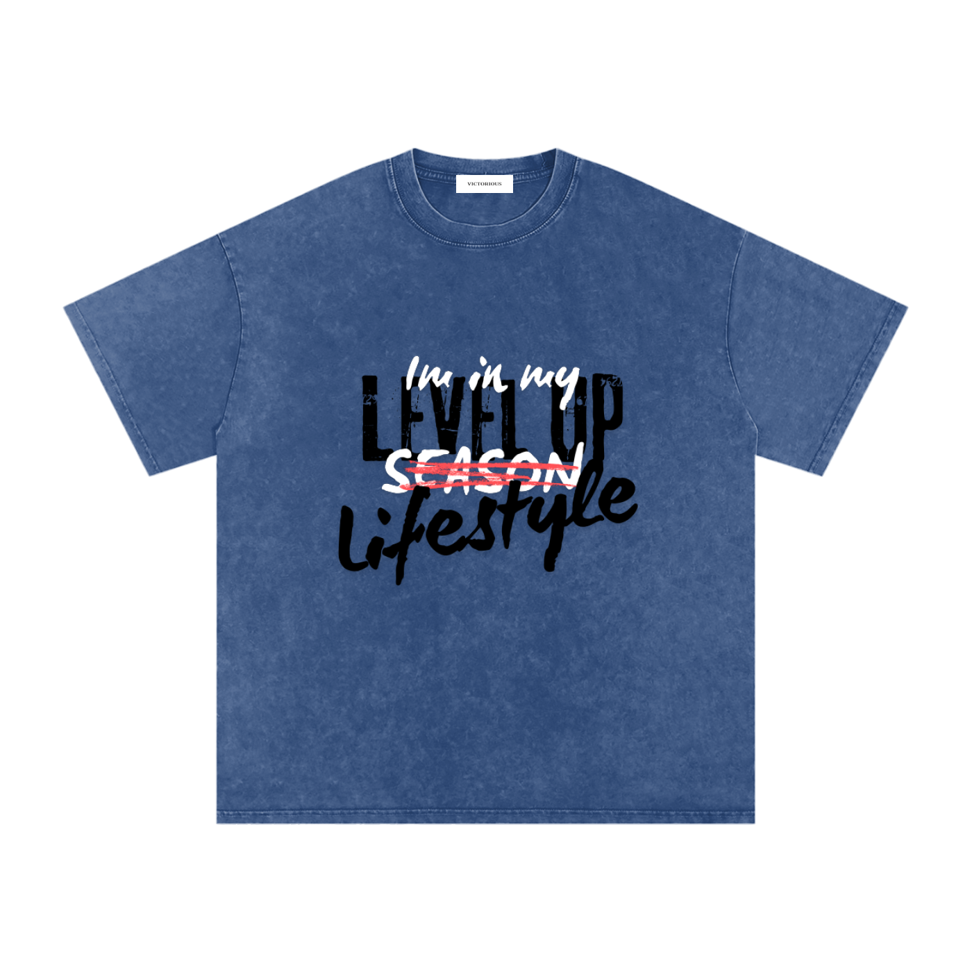 Leveled up Oversized Cotton T-Shirt