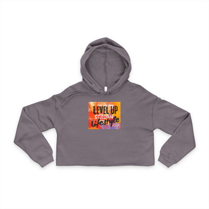 Women's Level up Cropped Hoodie
