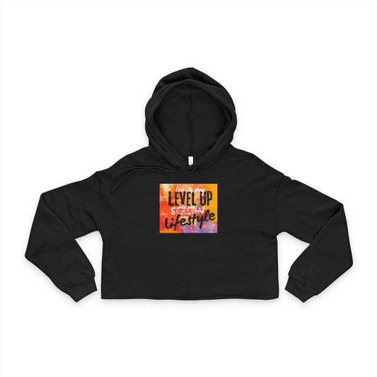 Women's Level up Cropped Hoodie