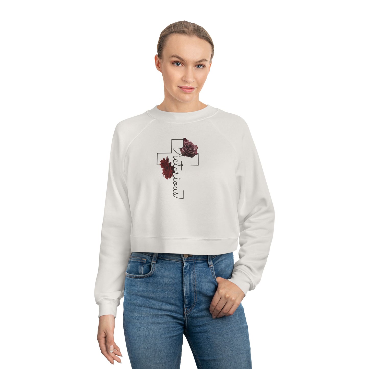 Fleece Pullover with Victorious design