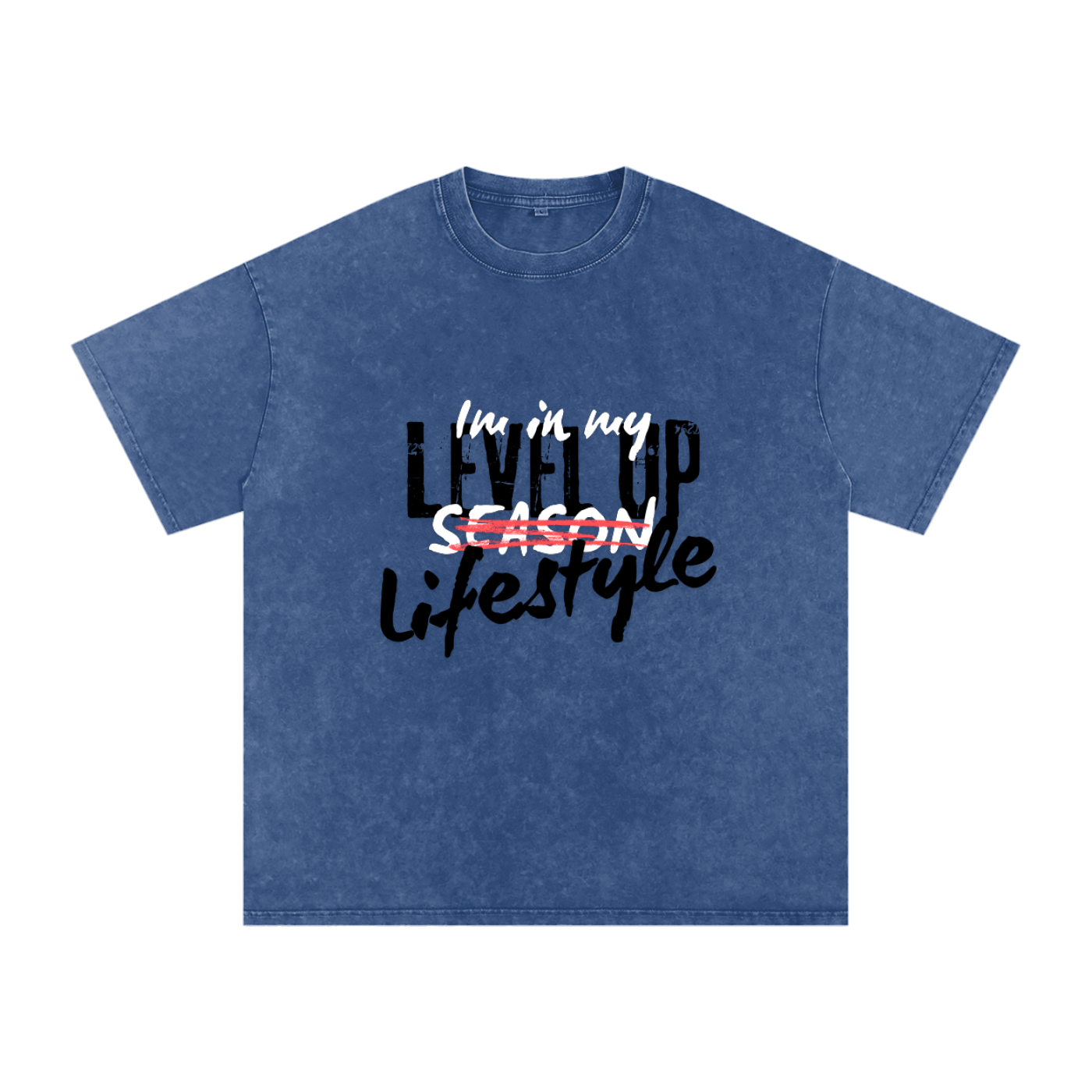 Leveled up Oversized Cotton T-Shirt