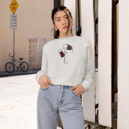 Fleece Pullover with Victorious design