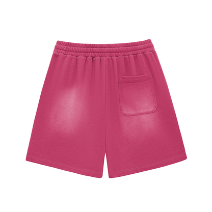 Kingdom Faded Cotton Shorts