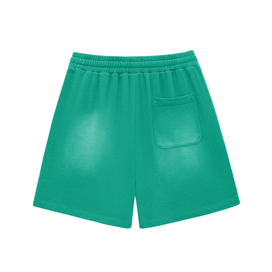 Kingdom Faded Cotton Shorts