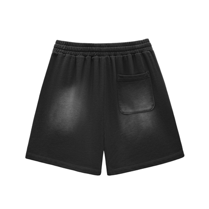 Kingdom Faded Cotton Shorts